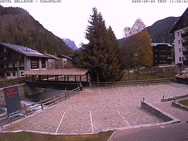 immagine della webcam nei dintorni di Cervinia Plateau Rosa: webcam Ayas