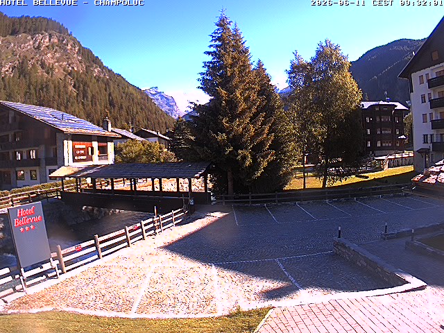 immagine della webcam nei dintorni di Cervinia Plateau Rosa: webcam Ayas